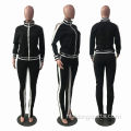 Custom Off Shoulder Tweedelige Dames Sweatsuit Set